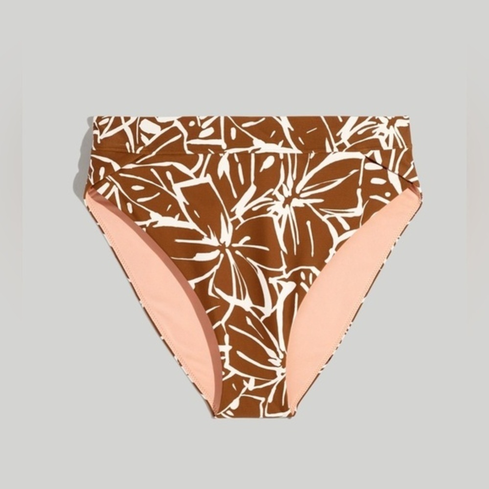 Madewell Plus High-Rise Crossover Bikini Bottom